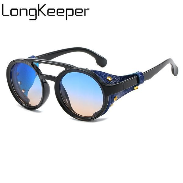 dongekeeper ретро стимпанк круглые солнцезащитные очки мужчины стильная кожа с боковыми щитами солнцезащитные затенки панк очки uv400
dongekeeper ретро стимпанк круглые солнцезащитные очки мужчины стильная кожа с боковыми щитами солнцезащитные затенки панк очки uv400