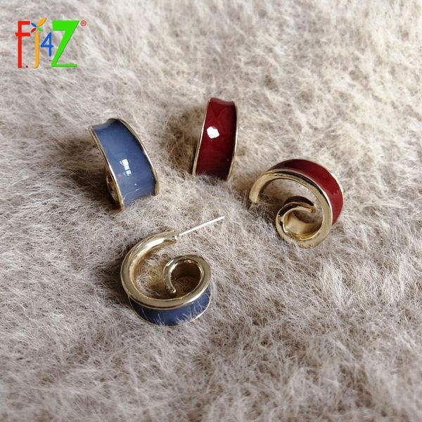 stud f.j4z chic earrings for women brand curly alloy enamel anti-allergy earring minimalist ladies jewelry gifts dropship1, Golden;silver
stud f.j4z chic earrings for women brand curly alloy enamel anti-allergy earring minimalist ladies jewelry gifts dropship1, Golden;silver