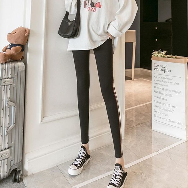 fashion trendy mother belly lift pregnant women pants spring and autumn thin trousers, Black;white
fashion trendy mother belly lift pregnant women pants spring and autumn thin trousers, Black;white