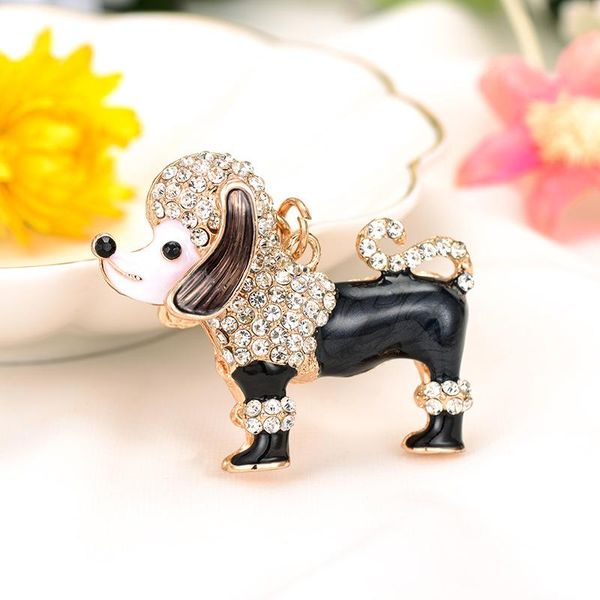 trendy cute puppy dog dachshund keychain inlay rhinestone alloy pet keychains key holder women girl bag pendant animal jewelry, Silver
trendy cute puppy dog dachshund keychain inlay rhinestone alloy pet keychains key holder women girl bag pendant animal jewelry, Silver