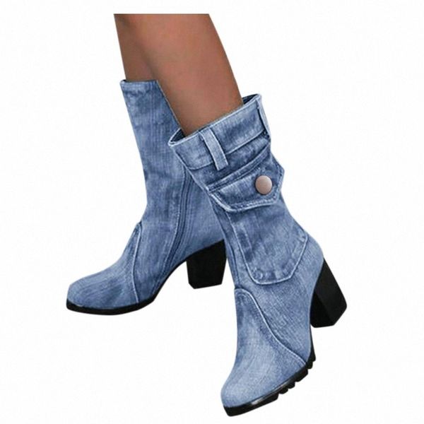 blue jeans boots women's mid-rise rome solid slip-on chunky med heels boots wild vintage large size ladies shoes #mk0e, Black
blue jeans boots women's mid-rise rome solid slip-on chunky med heels boots wild vintage large size ladies shoes #mk0e, Black