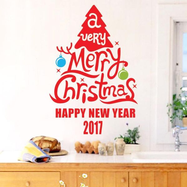 christmas decorations stickers tree decoration decal window home decor wall sticker adesivo de parede#201
christmas decorations stickers tree decoration decal window home decor wall sticker adesivo de parede#201