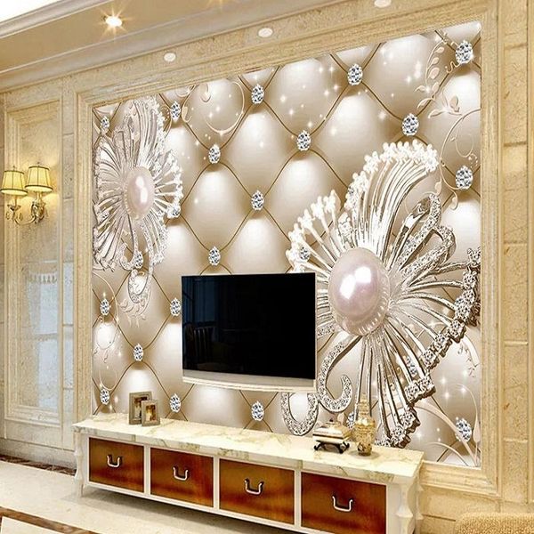 new custom 3d large mural wallpaper soft case diamond jewelry flower luxury children's room tv background living bedroom
new custom 3d large mural wallpaper soft case diamond jewelry flower luxury children's room tv background living bedroom