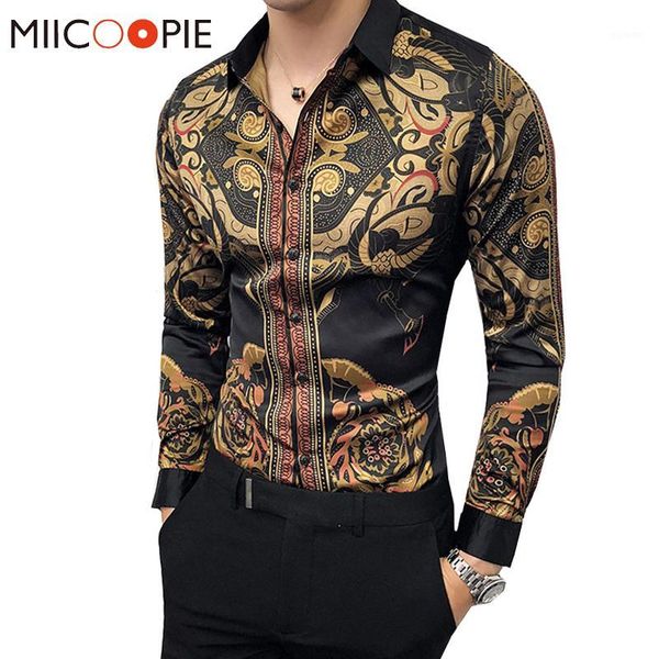 brand men clothes long sleeve mens printed shirt slim nightclub prom camisa floral masculina spring male dress shirts streetwear1, White;black
brand men clothes long sleeve mens printed shirt slim nightclub prom camisa floral masculina spring male dress shirts streetwear1, White;black