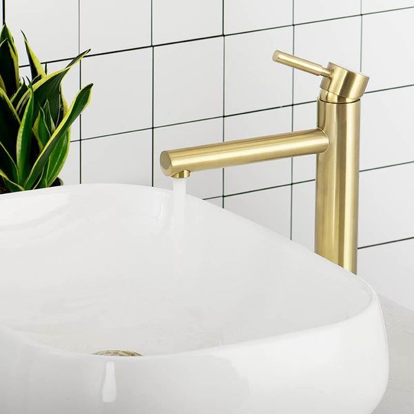 bathroom sink faucets brushed gold brass basin faucet tall style single handle hole deck mounted cold and water mixer taps1
bathroom sink faucets brushed gold brass basin faucet tall style single handle hole deck mounted cold and water mixer taps1