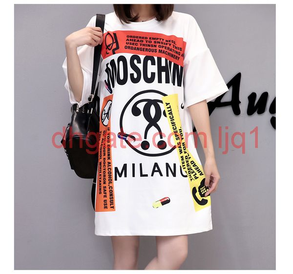 women harajuku letter print t-shirt dress plus size casual loose summer dress cartooon print short dresses vestido d1891703, Black;gray
women harajuku letter print t-shirt dress plus size casual loose summer dress cartooon print short dresses vestido d1891703, Black;gray