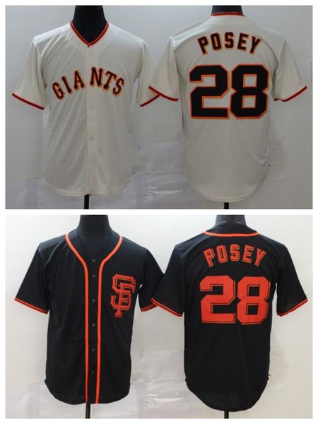 men baseball 28 buster posey jersey black beige team color cooperstown cool base embroidery and stitched breathable quality, Blue;black
men baseball 28 buster posey jersey black beige team color cooperstown cool base embroidery and stitched breathable quality, Blue;black