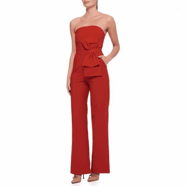 2020 new women red black strapless bow fashion jumpsuit backless good quality veano clubwear celebrity party jumpsuits wholesale1, Black;white
2020 new women red black strapless bow fashion jumpsuit backless good quality veano clubwear celebrity party jumpsuits wholesale1, Black;white