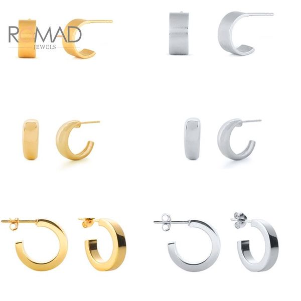 stud romad women open c-shaped curved earrings s925 sterling silver all-match temperament joyero pendientes mujer, Golden;silver
stud romad women open c-shaped curved earrings s925 sterling silver all-match temperament joyero pendientes mujer, Golden;silver
