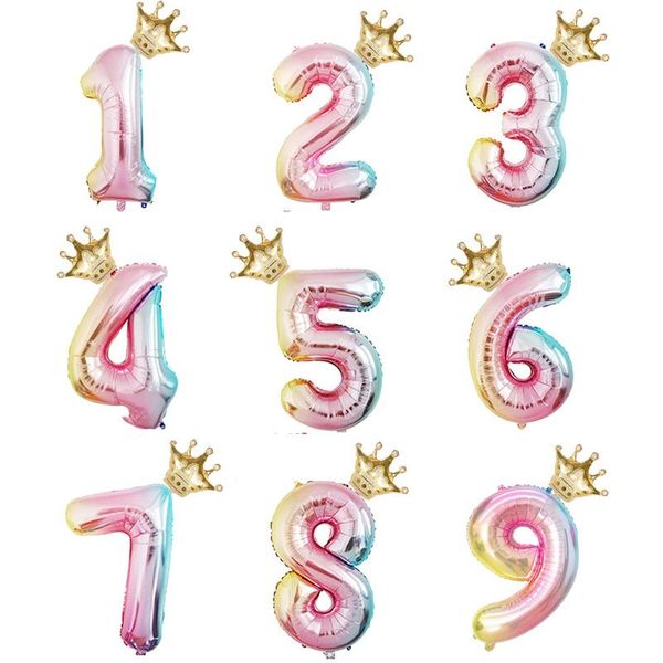 2pcs 32inch rainbow number foil balloons air balloon birthday party decorations kids rose gold pink silver blue 0 9 digit ball wmttbf
2pcs 32inch rainbow number foil balloons air balloon birthday party decorations kids rose gold pink silver blue 0 9 digit ball wmttbf