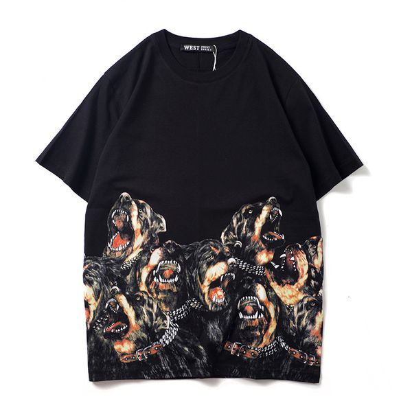 men 2021 new luxury dog head shirt hip skateboard parkour street cotton t-shirts n364 6vf6, White;black
men 2021 new luxury dog head shirt hip skateboard parkour street cotton t-shirts n364 6vf6, White;black