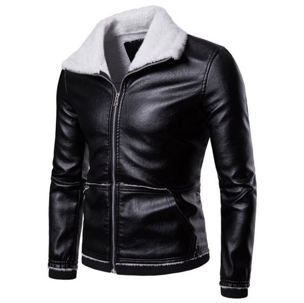 men's fur & faux brand 2021 jacket winter lapel casual lamb hair leather clothes male plus size thick warm coat, Black
men's fur & faux brand 2021 jacket winter lapel casual lamb hair leather clothes male plus size thick warm coat, Black