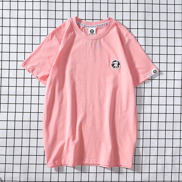 europe and the united states fashion camouflage embroidery small logo men and women lovers casual bottoming short sleeve t-shirt trend, White;black
europe and the united states fashion camouflage embroidery small logo men and women lovers casual bottoming short sleeve t-shirt trend, White;black