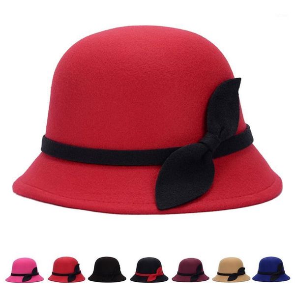 cute fashion ladies women faux wool felt bucket hats cloche bowler cap with bowknot fs991, Blue;gray
cute fashion ladies women faux wool felt bucket hats cloche bowler cap with bowknot fs991, Blue;gray