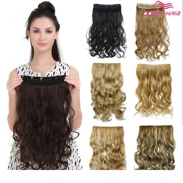 clip in hair extension 5clips one pieces 130g full head body wave 30color brown blond in stock synthetic hair fast shipping, Black;brown
clip in hair extension 5clips one pieces 130g full head body wave 30color brown blond in stock synthetic hair fast shipping, Black;brown