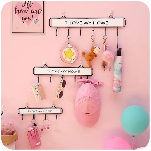 hooks & rails hook punching creative cute wall hanging rack key sundries storage hanger decoration
hooks & rails hook punching creative cute wall hanging rack key sundries storage hanger decoration