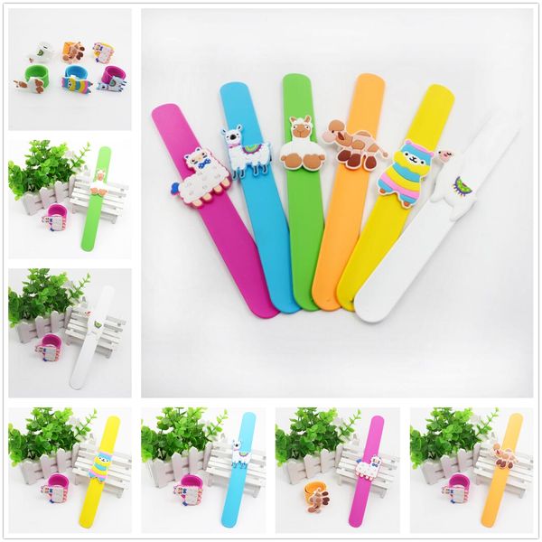 cute alpaca sheep silicone slap snap wrap bracelet wristband jewelry kids lovely gift ing, Silver
cute alpaca sheep silicone slap snap wrap bracelet wristband jewelry kids lovely gift ing, Silver