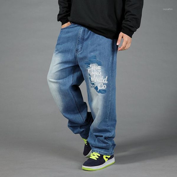 men's jeans hip-hop pants fat fat pants men's long printing jeans man loose hiphop skateboard baggy denim1, Blue
men's jeans hip-hop pants fat fat pants men's long printing jeans man loose hiphop skateboard baggy denim1, Blue