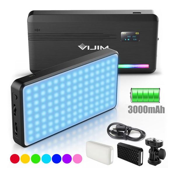 pocket rgb video led light pgraphy fill light 2500k-9000k dimmable cri 95+20 lighting effects built-in rechargeable battery
pocket rgb video led light pgraphy fill light 2500k-9000k dimmable cri 95+20 lighting effects built-in rechargeable battery