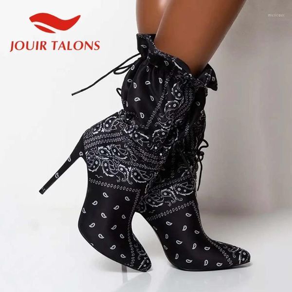 jouir talons drop shipping women's trendy shoes slip-on pointed sxey party thin high heels shoelace mid-calf wedding shoes1, Black
jouir talons drop shipping women's trendy shoes slip-on pointed sxey party thin high heels shoelace mid-calf wedding shoes1, Black