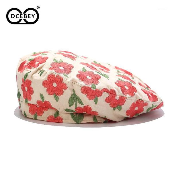 DCEBEY 2020 New Flower Embroidered Beret Female Fashion Spring Summer Pink Berets Vintage Painter Flat Cap1, Blue;gray
DCEBEY 2020 New Flower Embroidered Beret Female Fashion Spring Summer Pink Berets Vintage Painter Flat Cap1, Blue;gray
