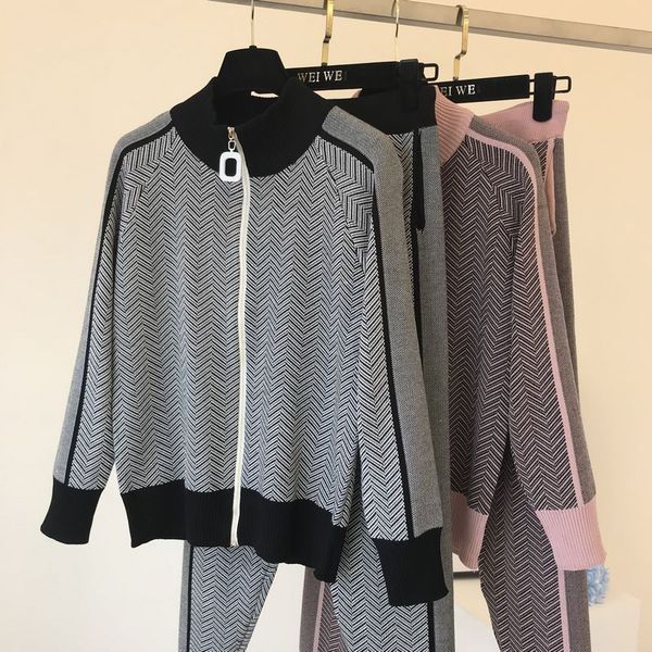 women's jersey- set of casual body suit cardigan pants outfits spring plaid two pieces woman's ensemble knitted tracksuits, Gray
women's jersey- set of casual body suit cardigan pants outfits spring plaid two pieces woman's ensemble knitted tracksuits, Gray