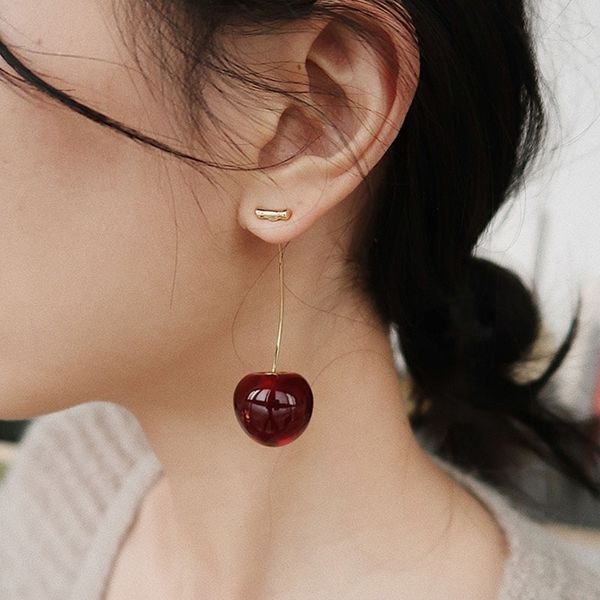 npkds new european and american fruit fashion long ear nail temperament cherry cherry earrings lady earrings, Golden
npkds new european and american fruit fashion long ear nail temperament cherry cherry earrings lady earrings, Golden