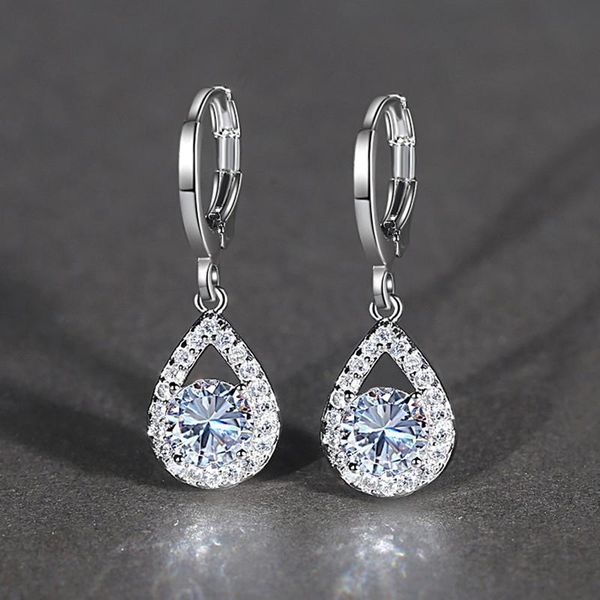 Fashion jewelry simple angel tears drop-set drill earrins women's hundred matching temperament earrings accessories holiday gift, Silver
Fashion jewelry simple angel tears drop-set drill earrins women's hundred matching temperament earrings accessories holiday gift, Silver