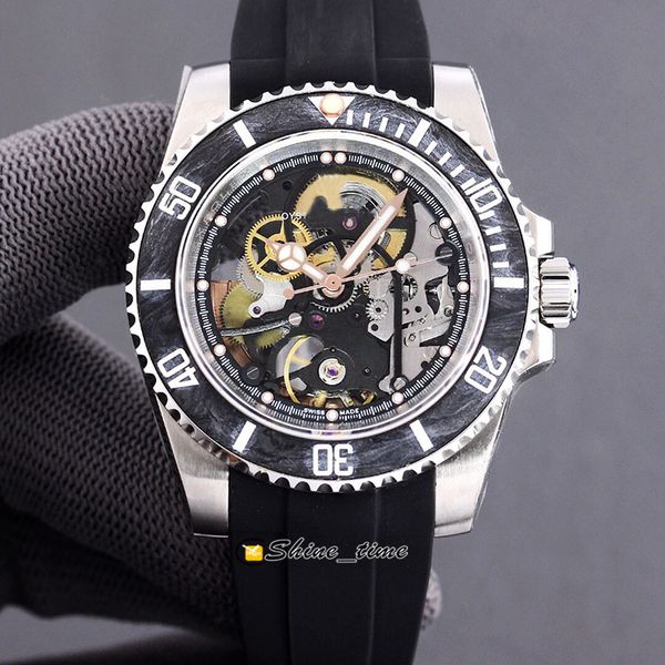 refit version black carbon fiber bezel tourbillon skeleton dial miyota automatic 116610 mens watch 316l steel rubber strap designer watches, Slivery;brown
refit version black carbon fiber bezel tourbillon skeleton dial miyota automatic 116610 mens watch 316l steel rubber strap designer watches, Slivery;brown