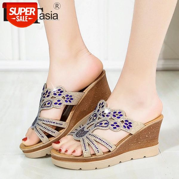 doratasia new arrival trendy high wedges slides 2020 summer casual platform slippers women elegant metallic shoes woman #kr2t, Black
doratasia new arrival trendy high wedges slides 2020 summer casual platform slippers women elegant metallic shoes woman #kr2t, Black