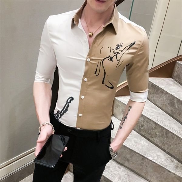 camisas hombre para streetwear slim fit hawaiian 2020 patchwork mens shirts summer half sleeve fashion shirt men c1212, White;black
camisas hombre para streetwear slim fit hawaiian 2020 patchwork mens shirts summer half sleeve fashion shirt men c1212, White;black