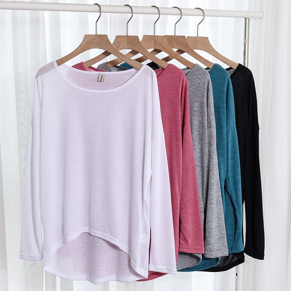 plus size women o-neck cotton long sleeve female blouse workout loose autumn tee very soft m30396 201125, White
plus size women o-neck cotton long sleeve female blouse workout loose autumn tee very soft m30396 201125, White