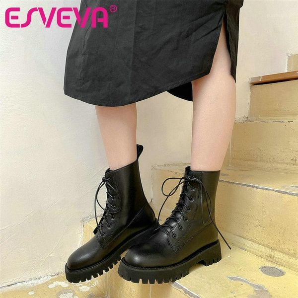boots esveva 2021 cow leather/patent leather zipper mid calf autumn winter ladies round toe med heel women shoes size 34-391, Black
boots esveva 2021 cow leather/patent leather zipper mid calf autumn winter ladies round toe med heel women shoes size 34-391, Black