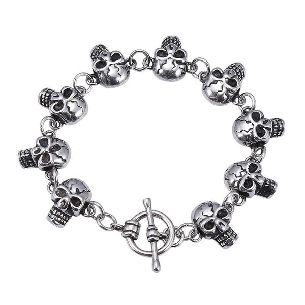 men cool skull bracelets metal alloy punk rock bracelets bangels gothic jewelry gifts for male accessories gs0042, Golden;silver
men cool skull bracelets metal alloy punk rock bracelets bangels gothic jewelry gifts for male accessories gs0042, Golden;silver