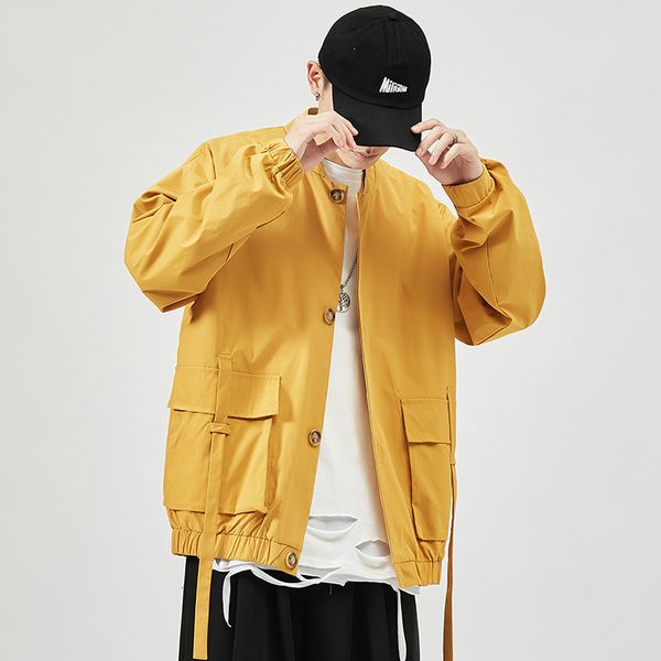 2021 new janpan style bigger pocket black spring autumn jacket men's streetwear clothes plus oversize m-5xl d71o, Black;brown
2021 new janpan style bigger pocket black spring autumn jacket men's streetwear clothes plus oversize m-5xl d71o, Black;brown