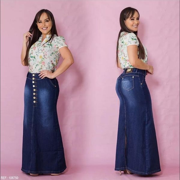 denim skirts women high waist stretchy front button long fish tail vintage jeans skirt flare denim skirts plus size vintage, Black
denim skirts women high waist stretchy front button long fish tail vintage jeans skirt flare denim skirts plus size vintage, Black