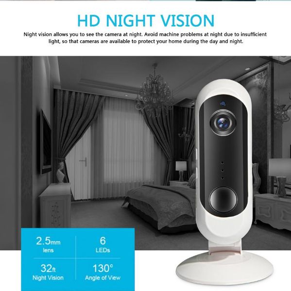 inqmega wifi home security night vision camera rechargeable pir/audio/alarm wireless powered battery camera 1080p mini ip
inqmega wifi home security night vision camera rechargeable pir/audio/alarm wireless powered battery camera 1080p mini ip