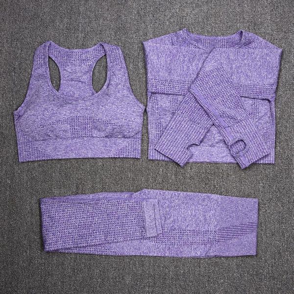 athvotar vital seamless yoga set 2/3 pcs women gym set sports bra long sleeve crop running gym leggings fitness sports suit, White;red
athvotar vital seamless yoga set 2/3 pcs women gym set sports bra long sleeve crop running gym leggings fitness sports suit, White;red