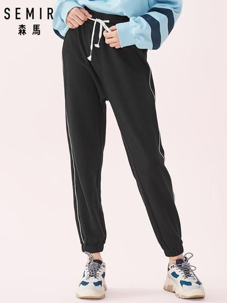 semir women soft cotton joggers with contrasting side stripe girls sweatpants pull-on pants sport pants elastic drawstring waist1, Black;white
semir women soft cotton joggers with contrasting side stripe girls sweatpants pull-on pants sport pants elastic drawstring waist1, Black;white