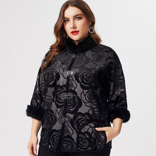 2020 autumn mom clothes women long sleeve coat jacket fashion ladies vintage elegant plus size womens embroidered coats, Black;brown
2020 autumn mom clothes women long sleeve coat jacket fashion ladies vintage elegant plus size womens embroidered coats, Black;brown