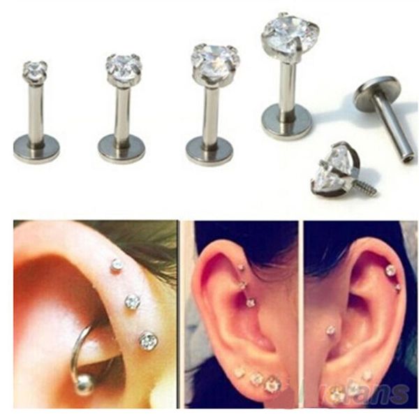 bar 2/3/4/5mm cubic zirconia gem ear cartilage tragus studs earrings lip labret piercing fashion jewelry gifts, Golden;silver
bar 2/3/4/5mm cubic zirconia gem ear cartilage tragus studs earrings lip labret piercing fashion jewelry gifts, Golden;silver