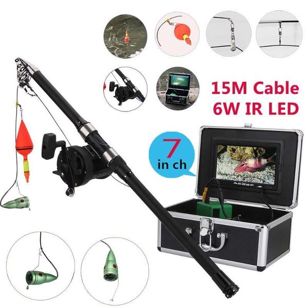 cameras aluminum alloy underwater fishing video camera kit 6w ir led lights with 7" inch hd color monitor sea wheel 15m 25m 3m cable1
cameras aluminum alloy underwater fishing video camera kit 6w ir led lights with 7" inch hd color monitor sea wheel 15m 25m 3m cable1