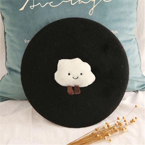 Beret Hat Women Bonnets Cute Vintage College Sailor Black Woolen Clouds Beanies Retro Sweet Painter Hat Wholesale, Blue;gray
Beret Hat Women Bonnets Cute Vintage College Sailor Black Woolen Clouds Beanies Retro Sweet Painter Hat Wholesale, Blue;gray