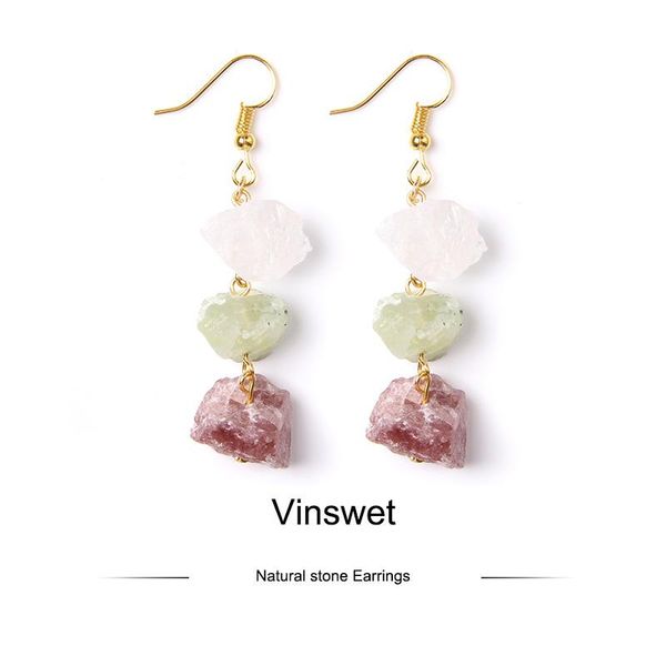 dangle & chandelier raw minerals earring jewelry for women natural citrines pink green clear crystal quartz stone healing drop gift, Silver
dangle & chandelier raw minerals earring jewelry for women natural citrines pink green clear crystal quartz stone healing drop gift, Silver