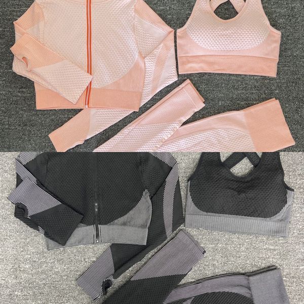 seamless women sportwear 2/3piece set yoga pants long sleeve green pink sports bra leggings gym moisture wicking fitness c0122, Black;white 
seamless women sportwear 2/3piece set yoga pants long sleeve green pink sports bra leggings gym moisture wicking fitness c0122, Black;white