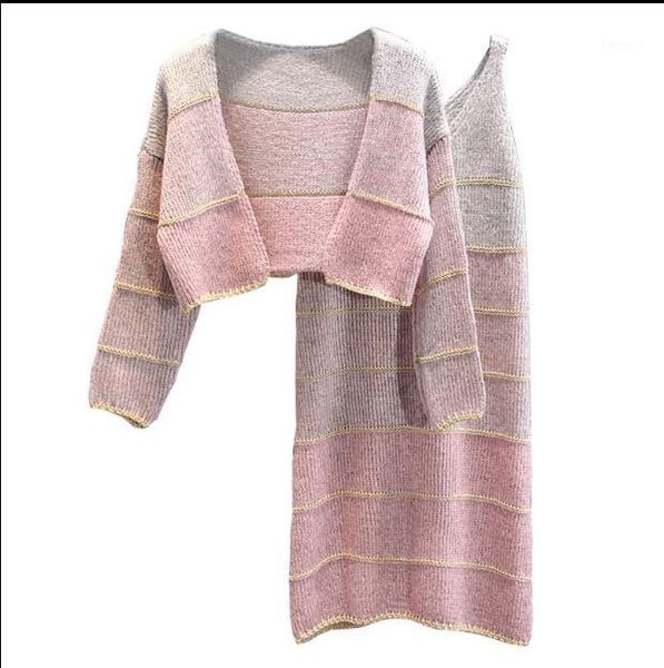 winter autumn womans casual sweater patchwork dress sets knitting suit set slim sweater dress jacket 2 piece sets1, White
winter autumn womans casual sweater patchwork dress sets knitting suit set slim sweater dress jacket 2 piece sets1, White