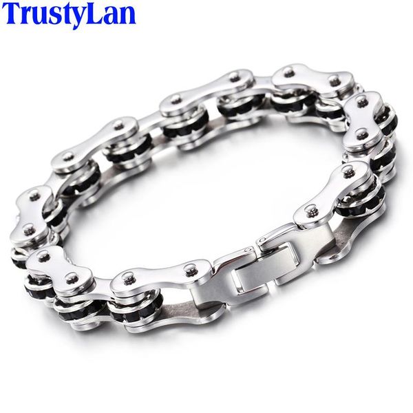 link, chain trustylan fashion stainless steel bike bracelet men with black cz bicycle motorcycle bracelets punk rock jewelry armband
link, chain trustylan fashion stainless steel bike bracelet men with black cz bicycle motorcycle bracelets punk rock jewelry armband