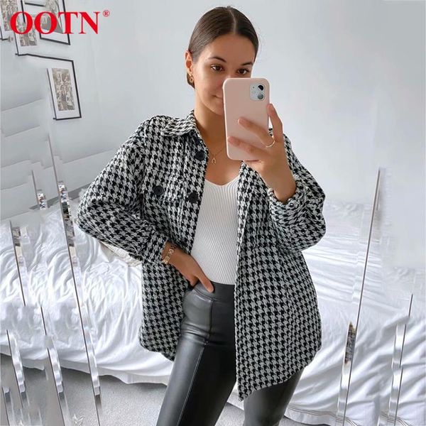 women's jackets ootn houndstooth plaid blouse long sleeve women jacket coat outerwears vintage office lady female autumn winter pocket, Black;brown
women's jackets ootn houndstooth plaid blouse long sleeve women jacket coat outerwears vintage office lady female autumn winter pocket, Black;brown