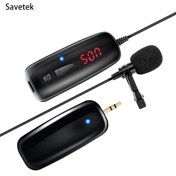 savetek uhf lavalier lapel wireless microphone recording vlog youtube live interview for phone pad pc android recorder dslr 
savetek uhf lavalier lapel wireless microphone recording vlog youtube live interview for phone pad pc android recorder dslr