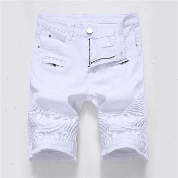 2020 summer new mens denim shorts street clothing trend personality slim short jeans white red black male brand clothes, White;black
2020 summer new mens denim shorts street clothing trend personality slim short jeans white red black male brand clothes, White;black